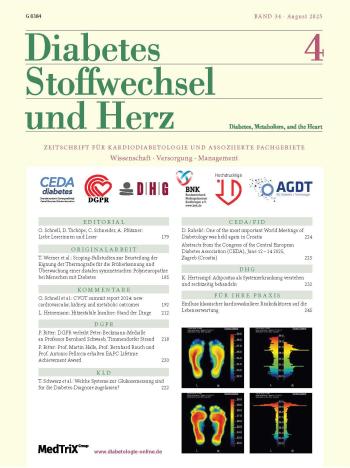 Artikelbild des Artikels “1 Probeheft Diabetes, Stoffwechsel und Herz “
