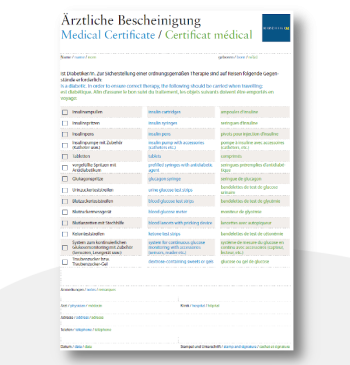 Artikelbild des Artikels “Flugreise-Attest “