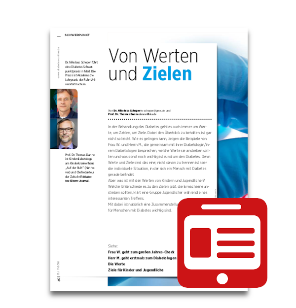  Artikelbild 1 des Artikels “Schwerpunkt: Von Werten und Zielen “