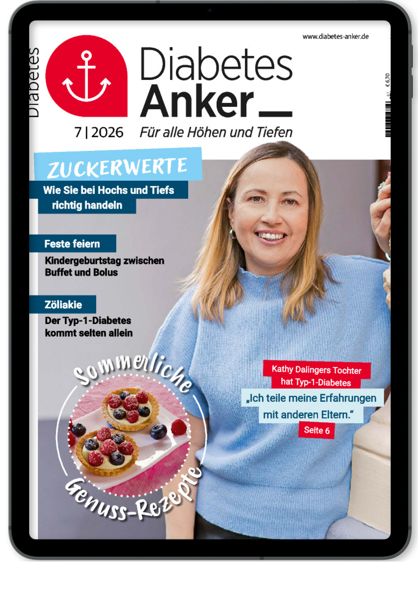  Artikelbild 1 des Artikels “Kennenlernangebot: E-Paper Miniabo Diabetes-Anker plus Prämie “