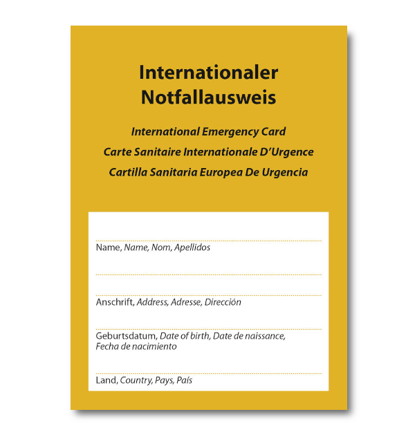 Notfallausweis