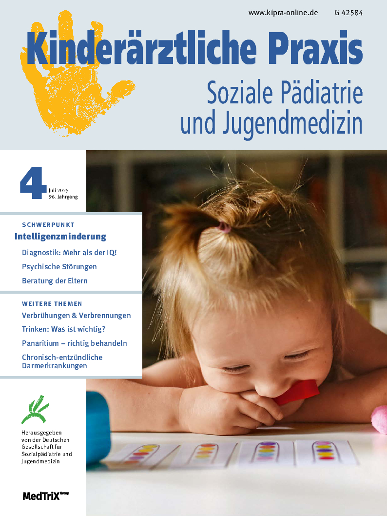 Artikelbild 1 des Artikels “1 Probeheft Kinderärztliche Praxis “